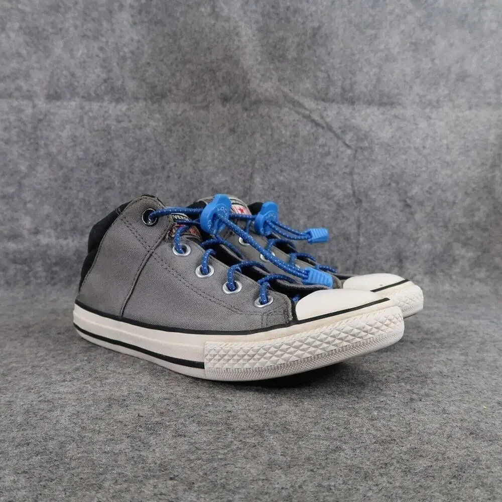 Converse Shoes Kids 3 Sneaker Chuck Taylor All Star Mid Canvas Active Grey Black